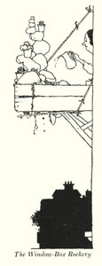 The Window-Box Rockery (litho) od William Heath Robinson