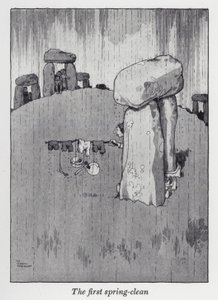 První jarní čištění (litho) od William Heath Robinson