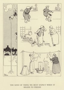 Něco, co musíme očekávat, když začne mrznout od William Heath Robinson