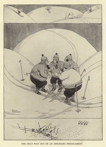 Jediný způsob, jak se dostat z nepříjemné situace od William Heath Robinson