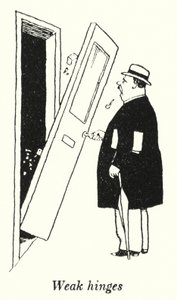 slabé panty (litho) od William Heath Robinson