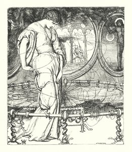 The Lady of Shalott (rytina)