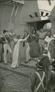 Osvobození křesťanských otroků v Alžíru britskými námořními silami (litho)