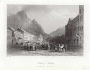 Lázně Mehadia od William Henry Bartlett