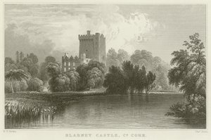 Blarney Castle v hrabství Cork od William Henry Bartlett