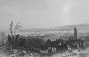 Damašek, shora Salahyeh od William Henry Bartlett