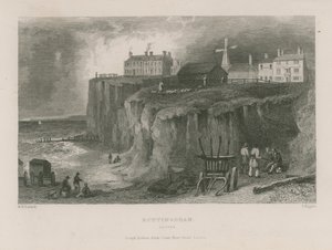 Celkový pohled na Rottingdean od William Henry Bartlett