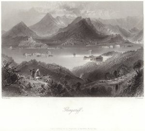 Glengariff v hrabství Cork od William Henry Bartlett