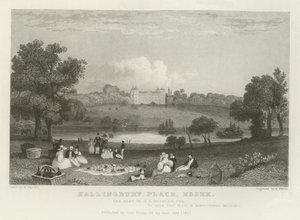 Hallingbury Place, Essex, sídlo J A Houblen, Esquire od William Henry Bartlett