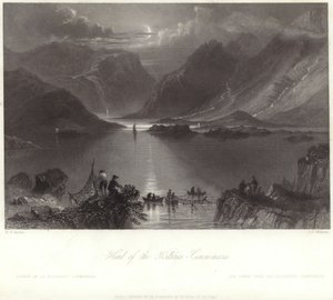 Vedoucí Killeries, Connemara od William Henry Bartlett