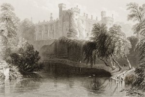 Hrad Kilkenny, hrabství Kilkenny, Irsko, z 