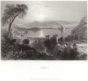 Larne v hrabství Antrim od William Henry Bartlett