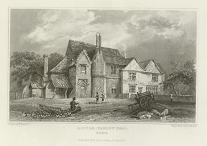 Little Warley Hall, Essex od William Henry Bartlett