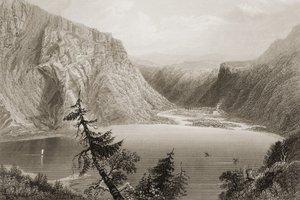 Luggela Lake, hrabství Wicklow, z 