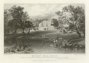 Mistley Hall, Essex, rezidence ctihodného Charlese Mannerse Suttona, předsedy Dolní sněmovny