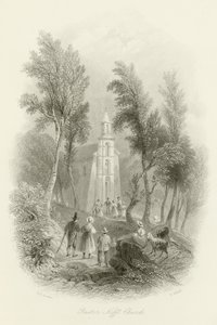 Kostel pastora Neffa od William Henry Bartlett