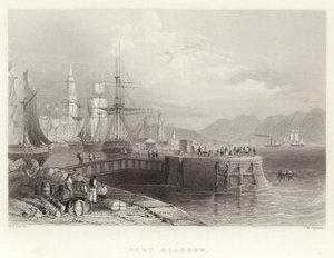 Port Glasgow od William Henry Bartlett