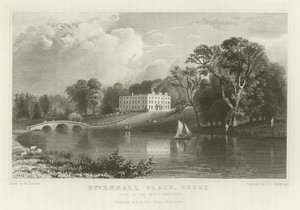 Rivenhall Place, Essex, sídlo reverenda J Westerna od William Henry Bartlett