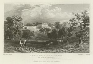 Terling Place, Essex, sídlo generála Strutta od William Henry Bartlett
