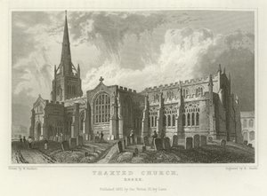 Thaxted Church, Essex od William Henry Bartlett