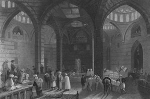 Velký chán v Damašku od William Henry Bartlett