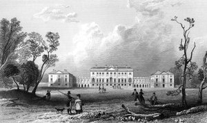 Thorndon Hall, Essex, vyryl Henry Adland, 1832 od William Henry Bartlett