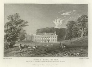 Weald Hall, Essex, sídlo CT Tower, Esquire od William Henry Bartlett