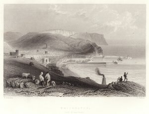 Whitehaven, (se St Bees-head) od William Henry Bartlett