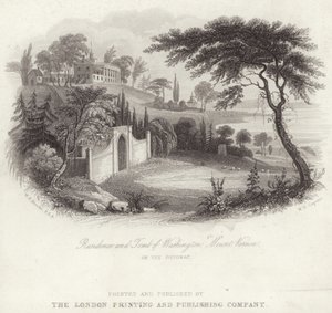 Sídlo hrobky George Washingtona v Mount Vernon od William Henry Brooke