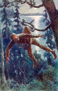 Zádrhel zachytil sukni jeho košile a zůstal zavěšen ve vzduchu od William Henry Charles Groome