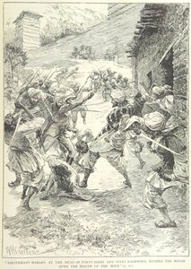 Útok na důl v Čitrálu od William Henry Charles Groome