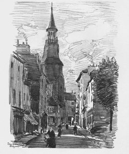 Prohlídka DHorloge, Dinan, kolem roku 1907