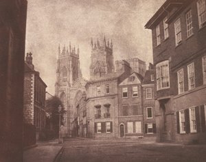 Scéna v Yorku: York Minster z Lop Lane od William Henry Fox Talbot