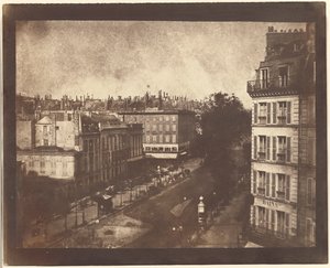 Letecký pohled na Paříž od William Henry Fox Talbot