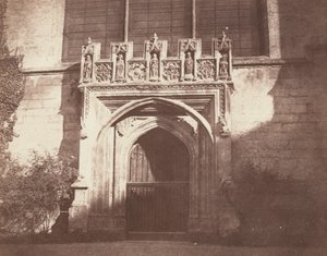 An An Ancient Door, Magdalen College, Oxford od William Henry Fox Talbot