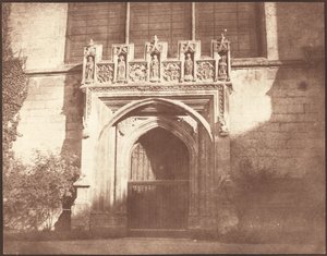 Ancient Door v Magdalen College v Oxfordu od William Henry Fox Talbot