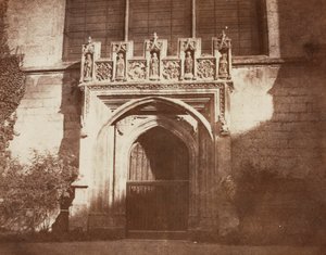 Ancient Door, Magdalen College, Oxford od William Henry Fox Talbot