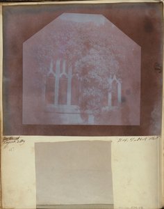 Detail klášterů v opatství Lacock od William Henry Fox Talbot