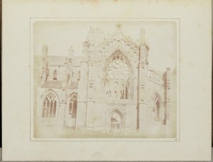 Opatství Melrose od William Henry Fox Talbot
