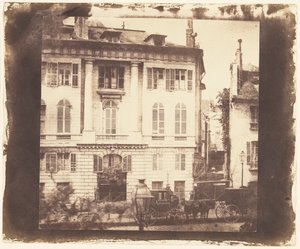 Pařížské řadové domy v Paříži od William Henry Fox Talbot