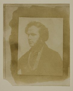 Portrét Hennemana z profilu od William Henry Fox Talbot