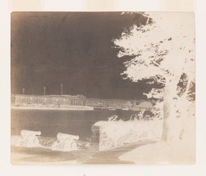 Royal William Victualling Yard, Plymouth, z hory Edgecumbe od William Henry Fox Talbot