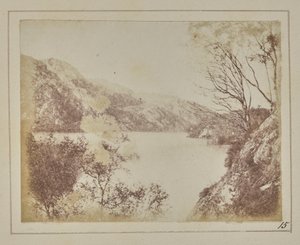Scenérie jezera Loch Katrine od William Henry Fox Talbot