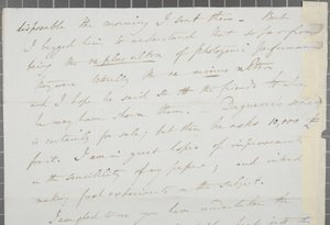 Podepsaný dopis Williama Henryho Foxe Talbota Jamesi Davidu Forbesovi, 1839 od William Henry Fox Talbot