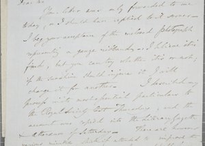 Podepsaný dopis Williama Henryho Foxe Talbota Jamesi Davidu Forbesovi, 1839 od William Henry Fox Talbot
