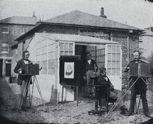 Talbotovo studio v Readingu (černobílá fotografie)