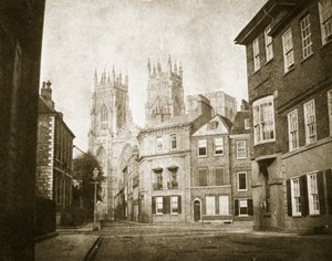 West Front, York Minster, z Lendall Street, 1845 od William Henry Fox Talbot