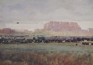 In the Plateau Country, Colorado, 1931. od William Henry Holmes