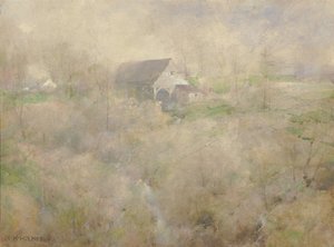 Můj starý mlýn, Holmscroft, poblíž Rockville, m.d. od William Henry Holmes