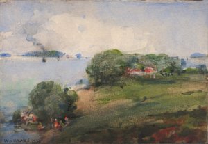 Pohled na Potomac, 1930. od William Henry Holmes